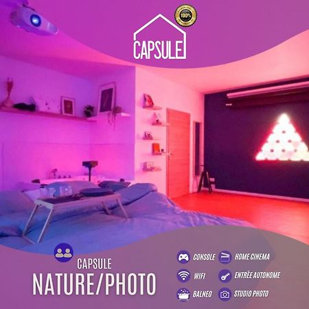 Capsule Nature & Photos - Jacuzzi - Netflix & Home Cinema - Ps5 & Jeu Thun-Saint-Martin Экстерьер фото