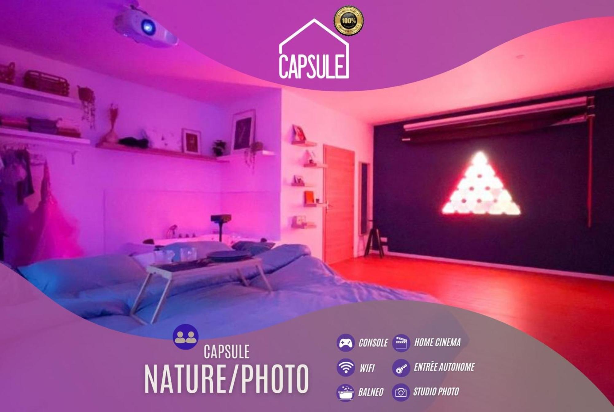 Capsule Nature & Photos - Jacuzzi - Netflix & Home Cinema - Ps5 & Jeu Thun-Saint-Martin Экстерьер фото